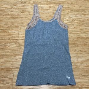 abercrombie kids gray tank top